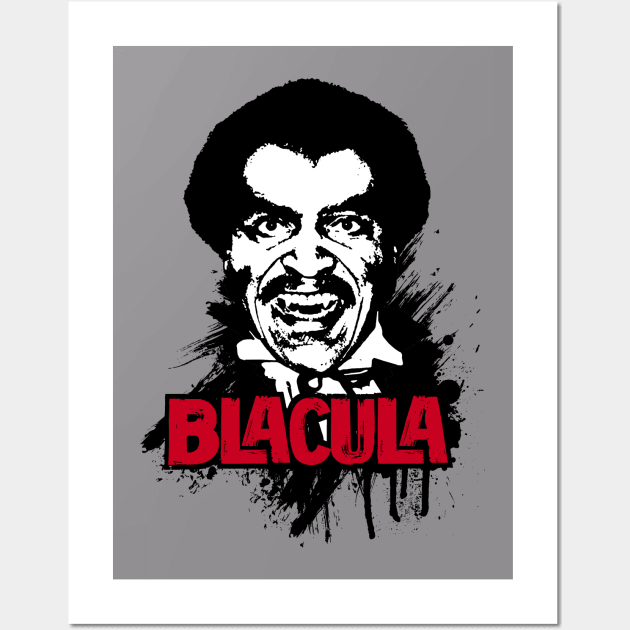 BLACULA - Splatter Wall Art by KERZILLA